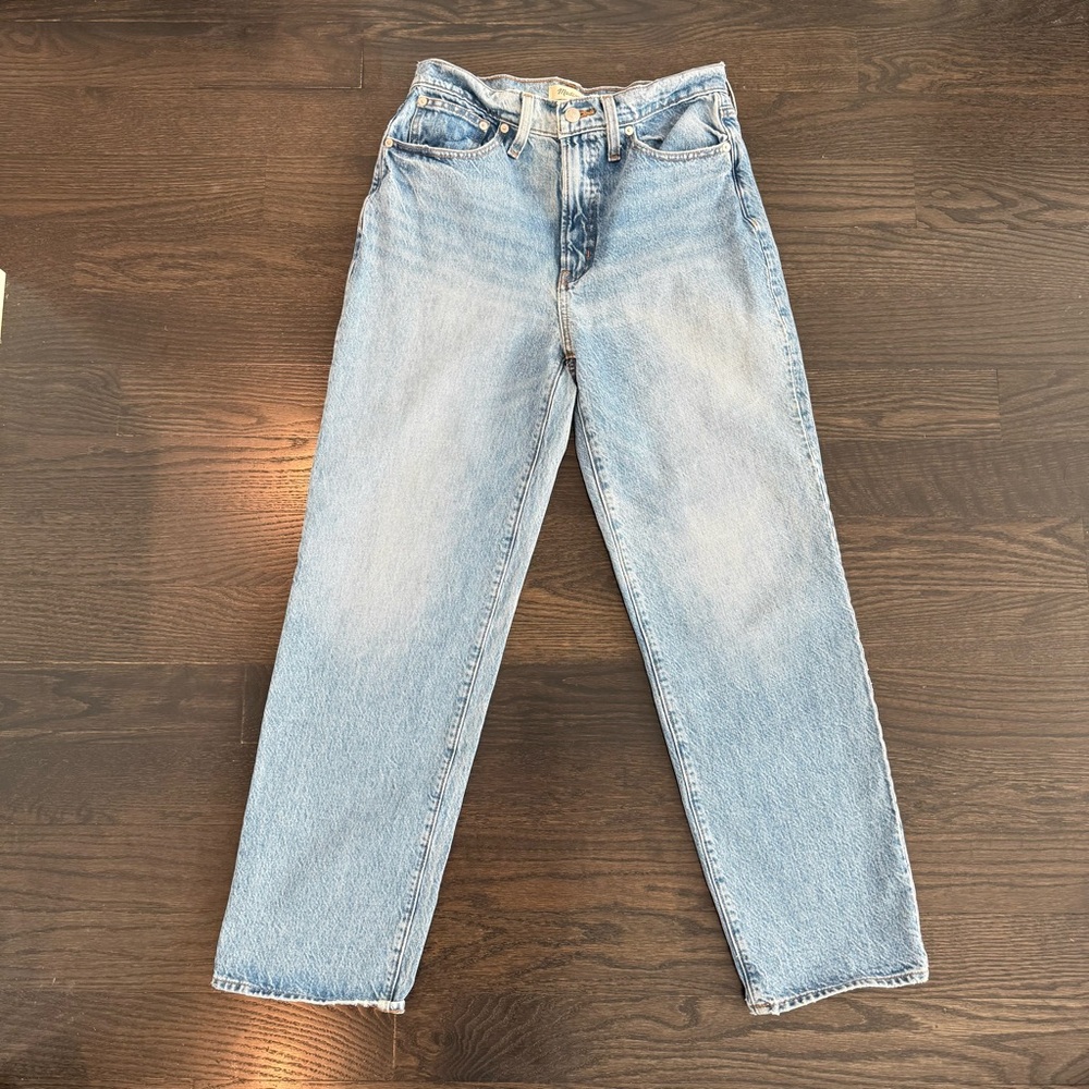 Madewell Light Blue Straight Leg Jeans